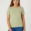 Wrangler Sign Off Tee - T-Shirt Basique - Tea Leaf