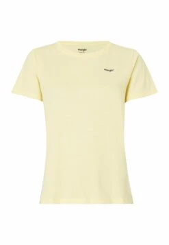 Wrangler Sign Off Tee - T-Shirt Basique - Pale Banana -Wrangler Promos Boutique 12300c7b952940baacd0eadf6bfa48c0