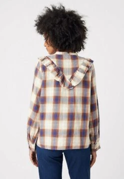 Wrangler Western Frill - Blouse - Nutmeg Brown -Wrangler Promos Boutique 19e41ab758454b35bb6a2b05b33ac6ee