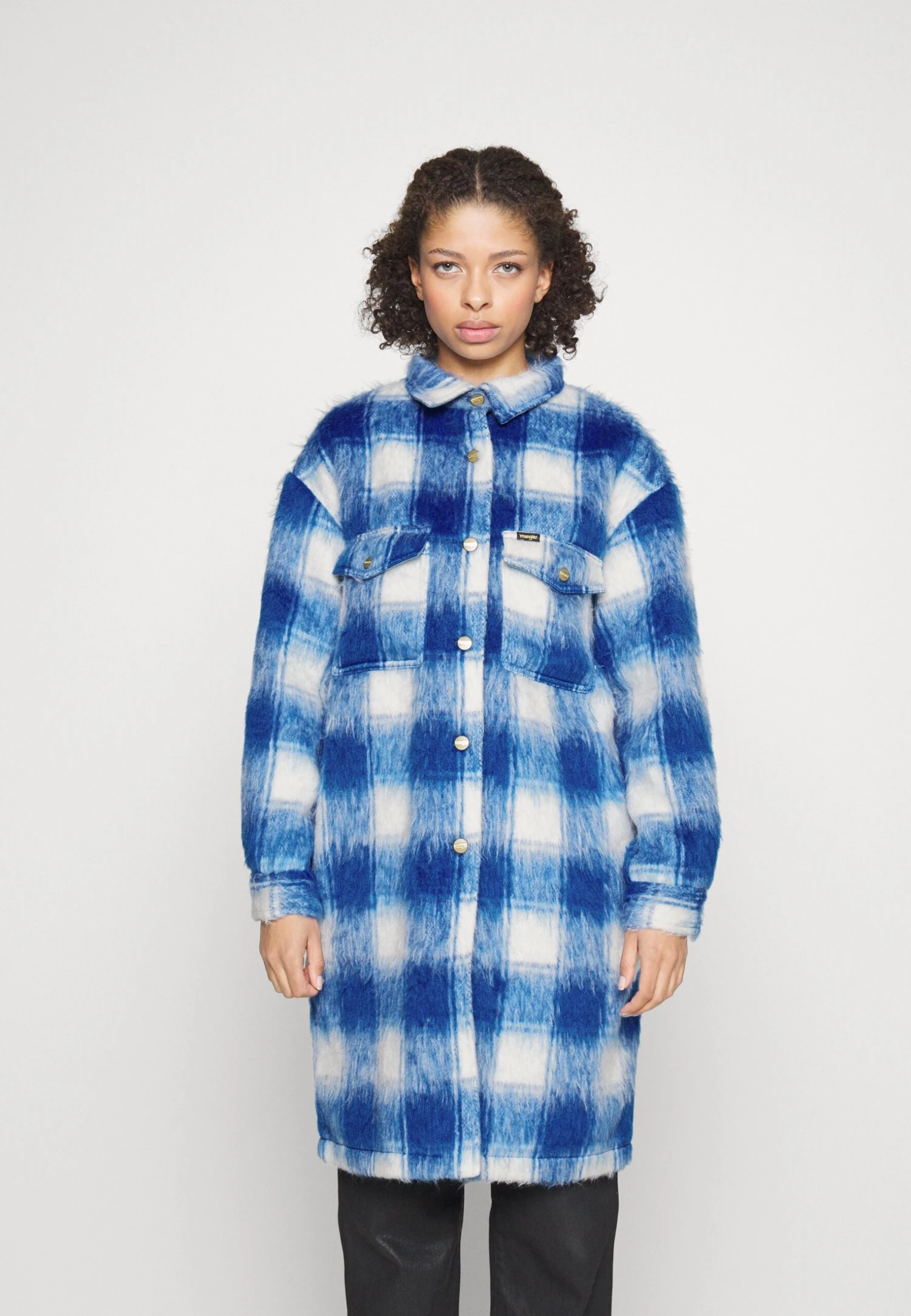 Wrangler Plush Jacket - Manteau Classique - Daphne Blue 1 Wrangler Plush Jacket - Manteau Classique - Daphne Blue