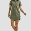 Wrangler Adventure - Robe Chemise - Dusty Olive