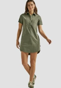 Wrangler Adventure - Robe Chemise - Dusty Olive
