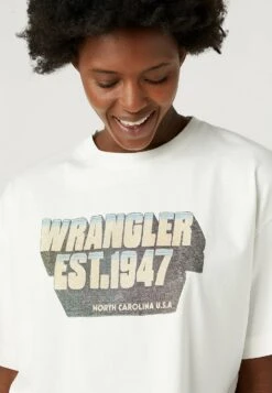 Wrangler Boxy - T-Shirt Imprimé - Worn White -Wrangler Promos Boutique 2f9135e4c90c414486d8fd42bc2b6cf9