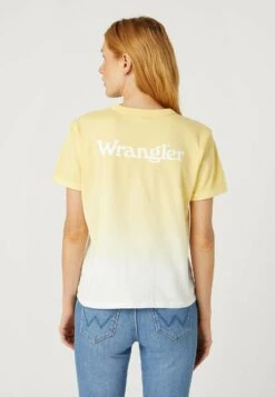 Wrangler Ringer - T-Shirt Imprimé - Pale Banana -Wrangler Promos Boutique 3658c854636f4ced807ca33ecb649e1c