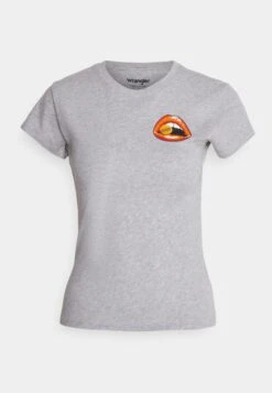 Wrangler Shrunken Band Tee - T-Shirt Imprimé - Light Grey -Wrangler Promos Boutique 3db5da9e1e1649d6bfda97e80ec96375