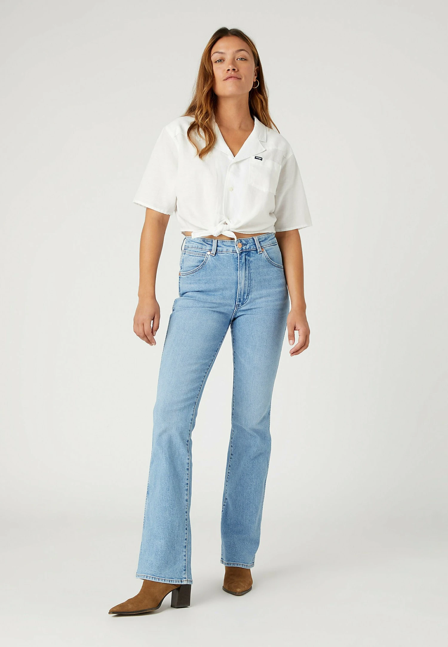 Wrangler Resort - Chemisier - Worn White 2 Wrangler Resort - Chemisier - Worn White – Image 2