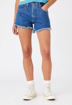 Wrangler Festival - Short En Jean - Mid Indigo