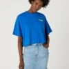 Wrangler Boxy - T-Shirt Imprimé - Nautical Blue
