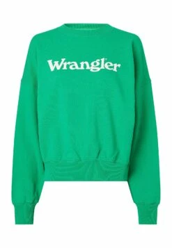 Wrangler Relaxed - Sweatshirt - Bright Green -Wrangler Promos Boutique 4c14bd7fcfa546bfb9a286db1671608c