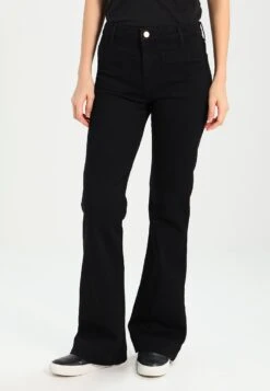 Wrangler Flare - Pantalon Classique - Retro Black