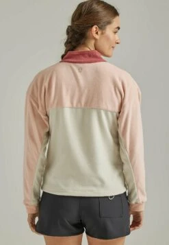 Wrangler 1/4 Zip Popover - Sweat Polaire - Rose Cloud -Wrangler Promos Boutique 5e4b86386ead4cfb9a3e2a8d2457b766