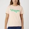 Wrangler Regular Tee - T-Shirt Imprimé - Peach Melba