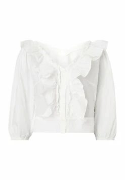 Wrangler Western Frill - Blouse - Worn White -Wrangler Promos Boutique 6aae00dd52124e2fa9d8840fd4ab1352