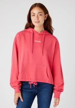 Wrangler Drawcord Hoodie - Sweat À Capuche - Hot Pink