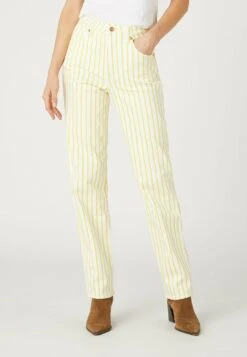 Wrangler Mom Straight - Pantalon Classique - Sunshine Stripes