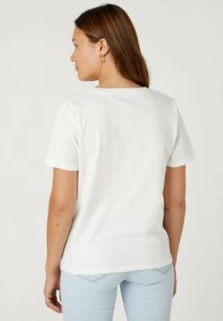 Wrangler Regular Tee - T-Shirt Imprimé - Wornwhite -Wrangler Promos Boutique 6e9a2126e19a4d43834ff5ca4770f390