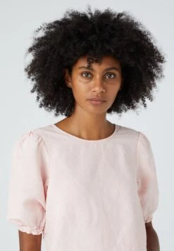 Wrangler Puff Sleeve Shirt - Sweat Zippé - Rose -Wrangler Promos Boutique 75fc6920b8674952b78f95c69759bafb