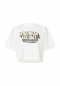 Wrangler Boxy - T-Shirt Imprimé - Worn White -Wrangler Promos Boutique 7614bfa622c241a0bf604ce8b4043f51
