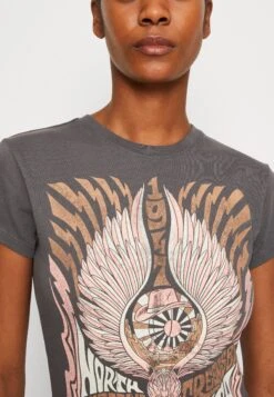 Wrangler Shrunken Band Tee - T-Shirt Imprimé - Magnet -Wrangler Promos Boutique 79278590a4934aa0987d14f77adb8db3