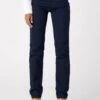 Wrangler Straight - Jean Droit - Blue Black