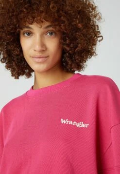 Wrangler Puffy Crew - Sweatshirt - Fuchsia Rose -Wrangler Promos Boutique 7f07e78c857349338d2b180af4929dc9