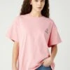 Wrangler Girlfriend - T-Shirt Imprimé - Sick Pink