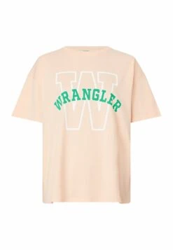 Wrangler Girlfriend - T-Shirt Imprimé - Peach Melba -Wrangler Promos Boutique 8183f754f60f42139b64f6a4c7638373