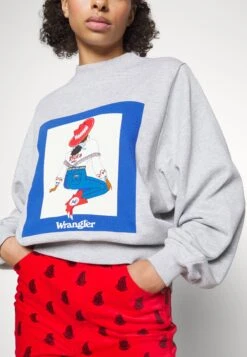 Wrangler Sweatshirt - Light Grey -Wrangler Promos Boutique 81a1fc03e11c4c139261f7559ec79fea