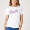 Wrangler Regular - T-Shirt Imprimé - Weiss