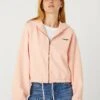 Wrangler Zip Hoodie - Sweat Zippé - Peach Melba