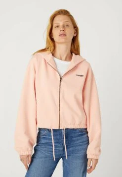Wrangler Zip Hoodie - Sweat Zippé - Peach Melba