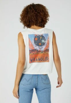 Wrangler Sleeveless - Débardeur - Worn White