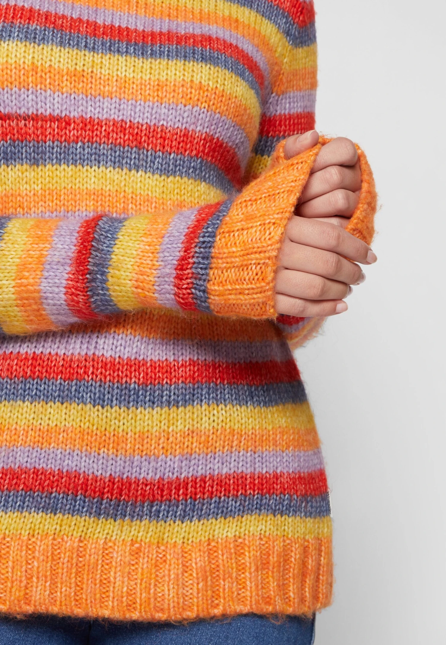 Wrangler Plush Sweater - Pullover - Coral Rose 7 Wrangler Plush Sweater - Pullover - Coral Rose – Image 7