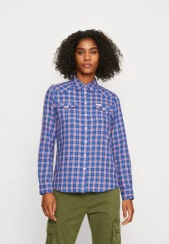 Wrangler Western Shirt - Chemisier - Nautical Blue