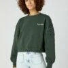Wrangler Puffy Crew - Sweatshirt - Thyme