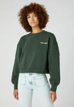 Wrangler Puffy Crew - Sweatshirt - Thyme