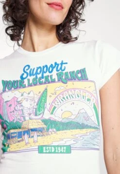 Wrangler Shrunken Band Tee - T-Shirt Imprimé - Worn White -Wrangler Promos Boutique bbbbce6c4c224f899884e86030ae4fda