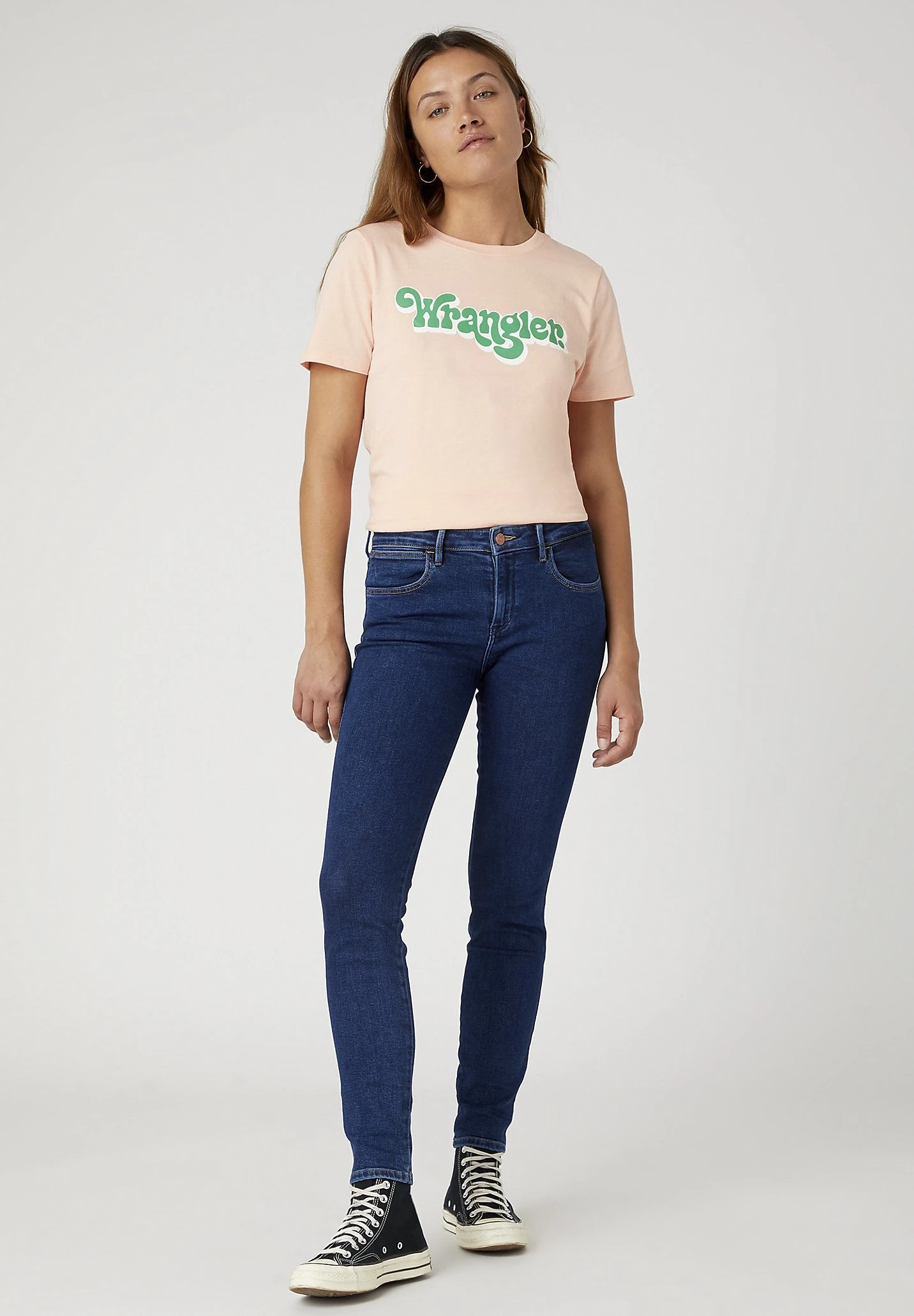 Wrangler Regular Tee - T-Shirt Imprimé - Peach Melba 2 Wrangler Regular Tee - T-Shirt Imprimé - Peach Melba – Image 2