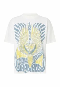 Wrangler Girlfriend - T-Shirt Imprimé - Worn In White -Wrangler Promos Boutique bfa220f3608d40faaf1da40d748d97e8