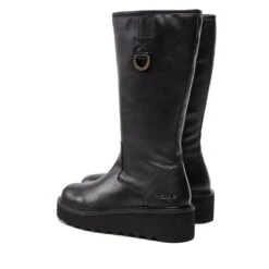 Bottes Wrangler Jane Hi LEather Black 062 -Wrangler Promos Boutique bottes wrangler jane hi leather black 062 2