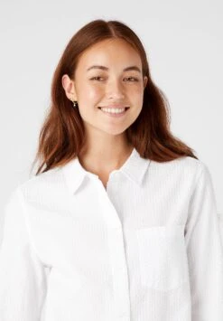 Wrangler 1 Pkt Shirt - Chemisier - White -Wrangler Promos Boutique c22648526df54dc19593766b9c574b39