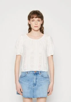 Wrangler Summer Puff - T-Shirt Imprimé - White