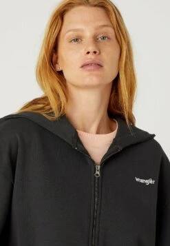 Wrangler Zip Hoodie - Sweat Zippé - Faded Black -Wrangler Promos Boutique c5dd0f77fb02488986d7df69ef5a0239