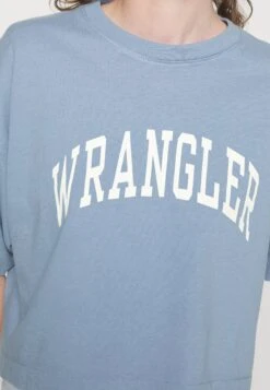 Wrangler Boxy Tee - T-Shirt Imprimé - Stone Wash Blue -Wrangler Promos Boutique c7db51906f9b414a96dca9a684cc3386