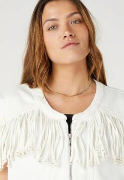 Wrangler Fringed - Veste Sans Manches - Vintage White -Wrangler Promos Boutique c7f97b5242794822ba22ba2aed35b04d
