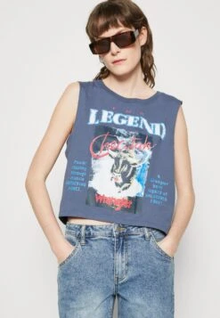 Wrangler Sleeveless - Débardeur - Vintage Indigo -Wrangler Promos Boutique d549aefff1584d0a94dc3cd82e73b37e