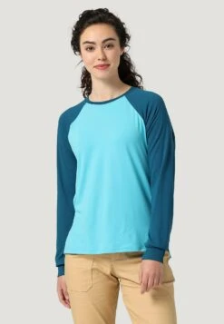 Wrangler Tg Performance - T-Shirt À Manches Longues - Moroccan Blue