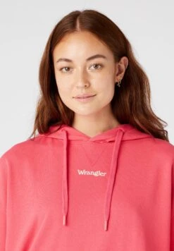 Wrangler Drawcord Hoodie - Sweat À Capuche - Hot Pink -Wrangler Promos Boutique e175bd39d00043988d34173289bf20f7