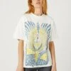 Wrangler Girlfriend - T-Shirt Imprimé - Worn In White