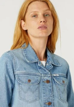 Wrangler Veste En Jean - Blue Sunrise -Wrangler Promos Boutique ea3ecfb888bf42ba885a7868b0210867